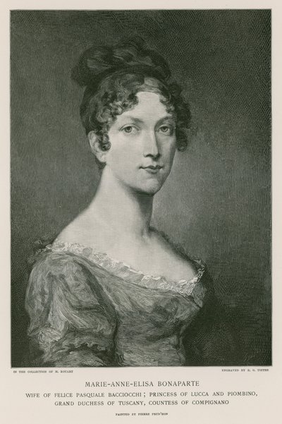 Élisa Bonaparte - Pierre Paul Prudhon